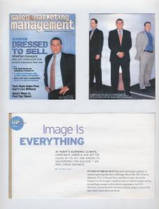 Cover and Interview in Sales and Marketing Management Magazine